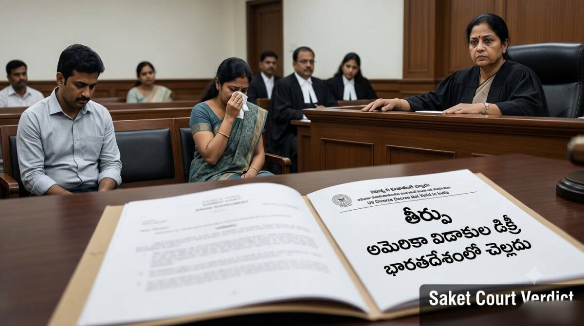 US Divorce Decree: అమెరికాలో విడాకులు భారత్‌లో చెల్లవు.. సాకేత్ కోర్టు సంచలన తీర్పు
