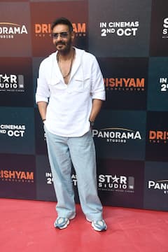 'दृश्यम 3' के ट्रेलर लॉन्च इवेंट में छाए अजय देवगन-तबू, श्रिया सरन का दिखा ग्लैम अवतार, देखें तस्वीरें