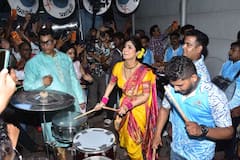 Shilpa Shetty Ganesh Visarjan: शिल्पा शेट्टीच्या बाप्पांचे थाटामाटात विसर्जन; पिवळ्या नऊवारीत अभिनेत्रीचा मराठमोळा अंदाज, चाहते घायाळ, PHOTOs