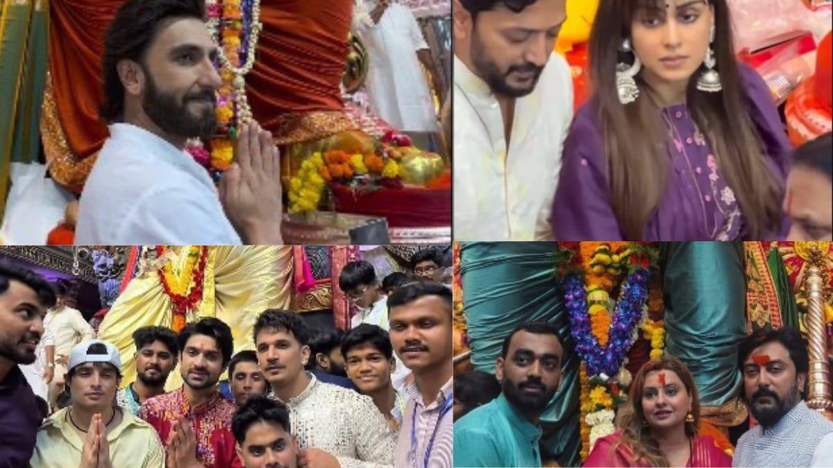 लालबागचा राजा के दरबार में सितारों का तांता, रणवीर सिंह समेत इन स्टार्स ने लिया बप्पा का आशीर्वाद