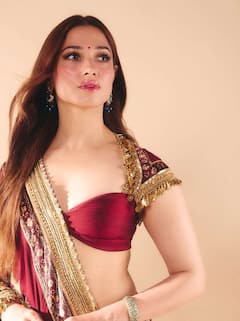 Tamannaah Bhatia : మిల్కీ బ్యూటీ గ్లామరస్ లుక్ - చక్కని చందమామలా అందాల తమన్నా