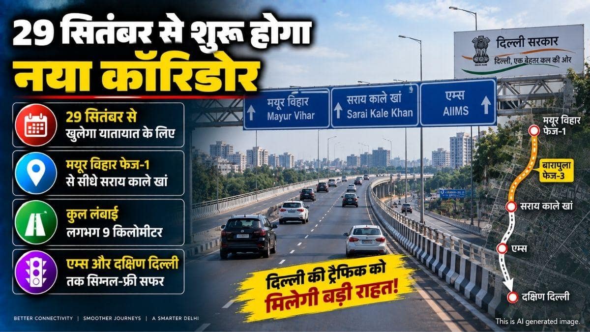 Delhi-NCR वालों की मौज! 40 मिनट का सफर अब सिर्फ 15 मिनट में