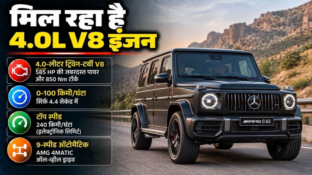 Mercedes ने लॉन्च की धांसू G-Wagon, कीमत सुन उड़ जाएंगे होश