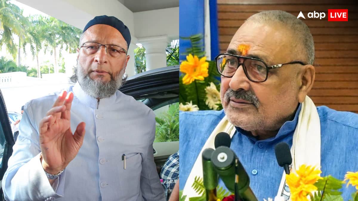 उज्जैन शाही मस्जिद को लेकर ओवैसी पर भड़के गिरिराज, कहा- ‘पाकिस्तान बनाने की...’