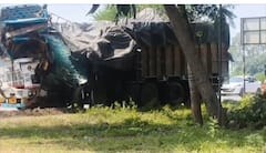 Bhandara Accident News: भंडारा - लाखनी राष्ट्रीय महामार्गावर तीन ट्रकचा भीषण अपघात; ट्रकचा चेंदामेंदा, तीन जण गंभीर