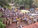 Pradeep Purnekar: ठाण्यात पोलीस स्टेशनबाहेर समर्थकांची मोठी गर्दी, कडक पोलीस बंदोबस्त; आदित्य ठाकरे, संजय राऊत ठाण्याकडे रवाना