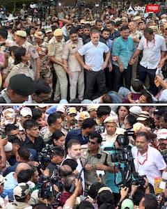 Rahul Gandhi : ज्ञानेश कुमारांच्या राजीनाम्यासाठी आक्रमक, पोलिसांनी राहुल गांधींना पुन्हा उचललं