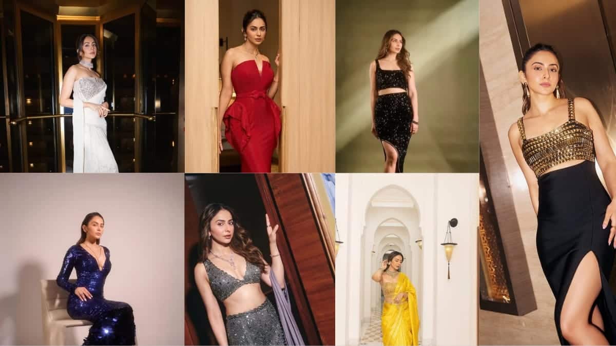 बर्थडे स्पेशल: साड़ी से गाउन तक, रकुल प्रीत सिंह के 7 लुक्स देख थम जाएंगी नजरें