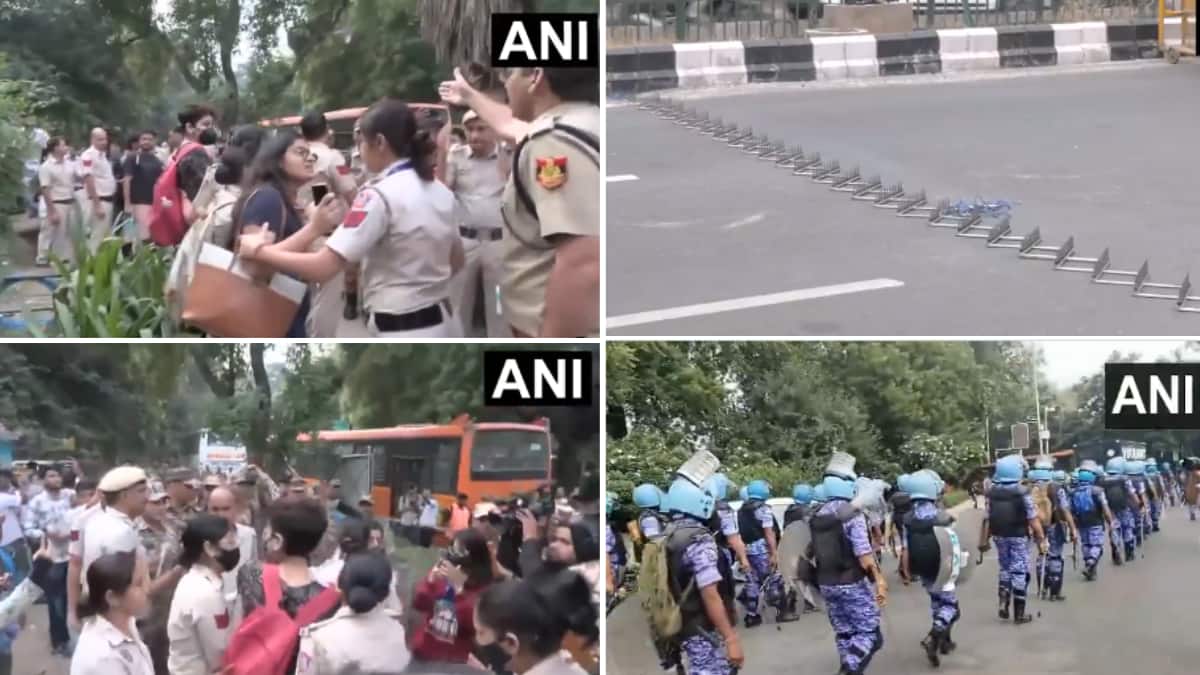 Delhi CJP Protest: राजधानी दिल्लीत अघोषित लॉकडाऊन! पोलिसांच्या अभेद्य चिरेबंदीला अन् छावण्यांना सुद्धा न घाबरता जेन झी बॅनरसह जंतर मंतरवर सकाळपासूनच धडकली