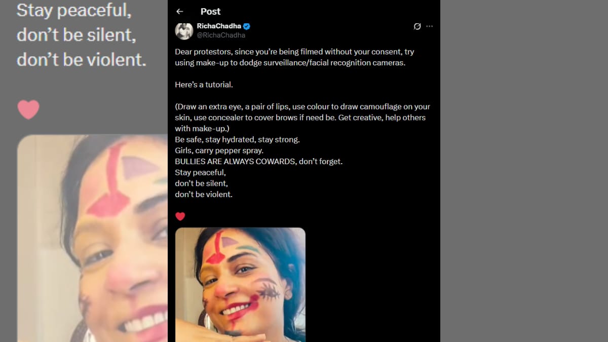 (Image Source: X/@RichaChadha)