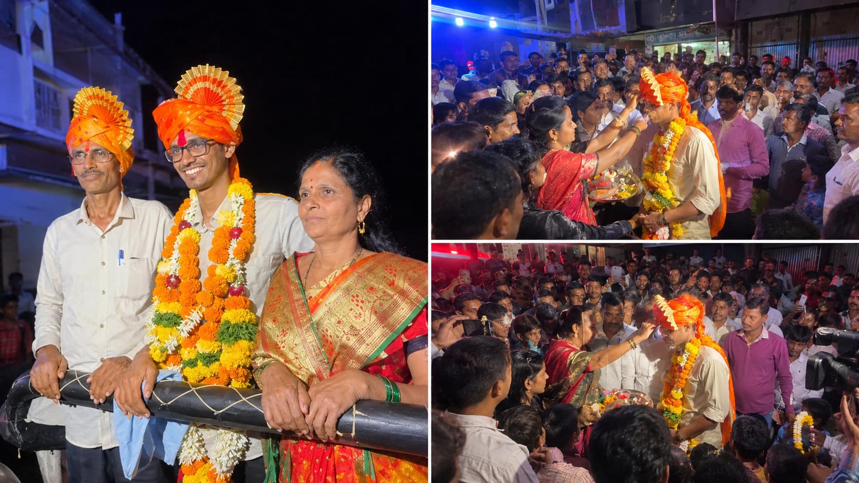 PHOTO : MPSC आंदोलन गाजवणारा विवेकानंद पाटील कोल्हापुरात, मूळ गावी जंगी स्वागत