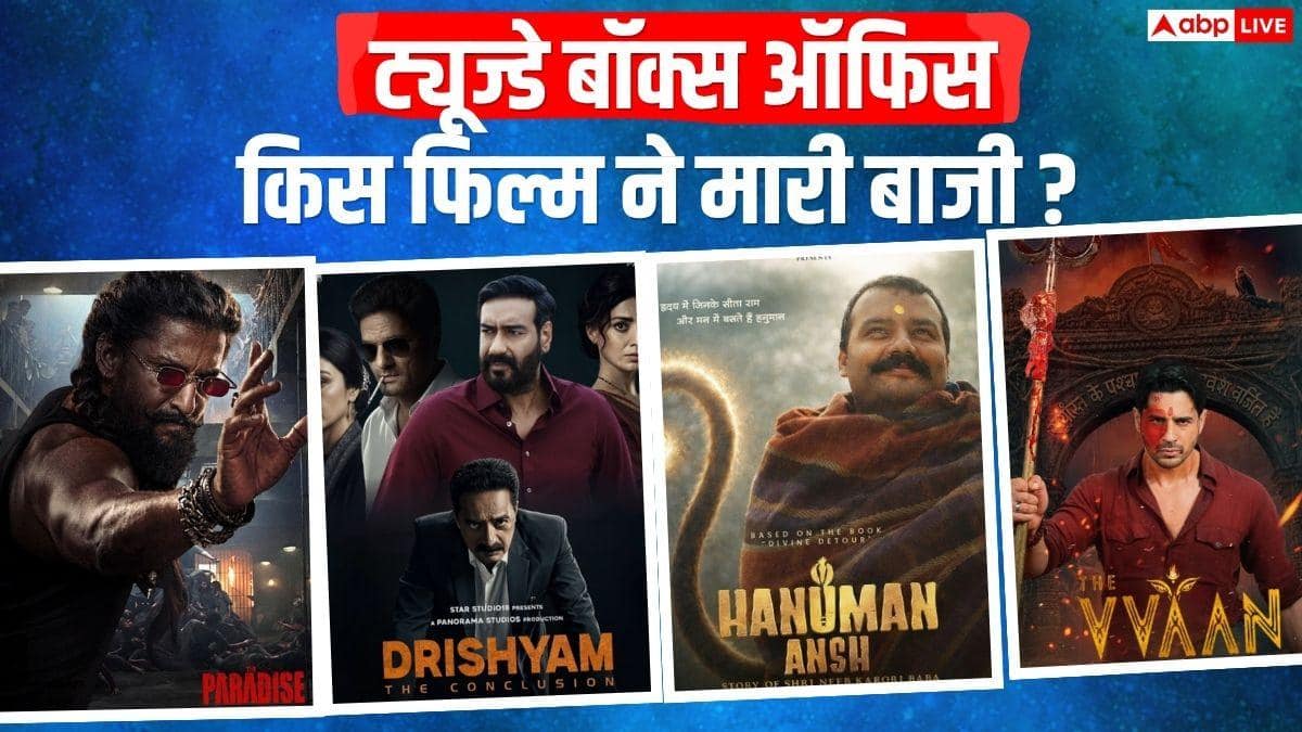 Box Office: मंगलवार को फिर ‘दृश्यम 3’ ने बढाई रफ्तार, 'हनुमान अंश' भी थमने को नहीं तैयार, जानें- 'द वन' का हाल