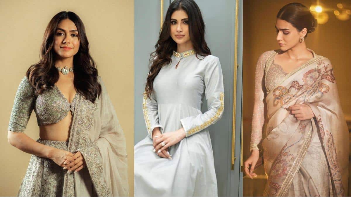 नवरात्रि के सातवें दिन के लिए बेस्ट हैं ये ग्रे आउटफिट्स, कृति सेनन से भूमि पेडनेकर तक इन 7 एक्ट्रेसेस से लें इंस्पिरेशन
