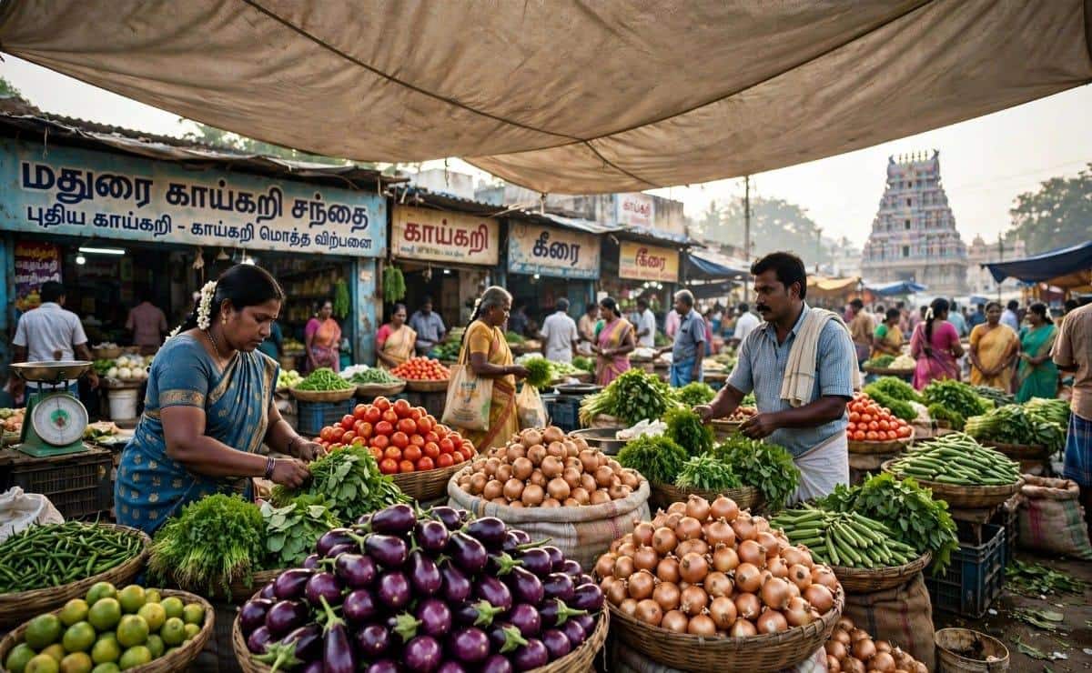மதுரை மாட்டுத்தாவணி காய்கறி விலை: (16.10.2026) இன்று தக்காளி, கத்தரிக்காய் நிலவரம் என்ன?