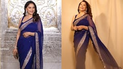 Navratri Day 7 2026: Royal Blue Outfit Ideas Inspired By Madhuri Dixit, Ananya Panday, Kriti Sanon And More