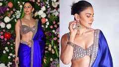 Navratri Day 7 2026: Royal Blue Outfit Ideas Inspired By Madhuri Dixit, Ananya Panday, Kriti Sanon And More