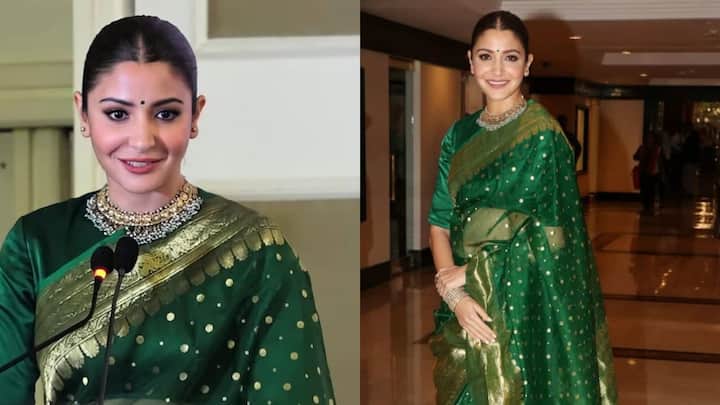 Anushka Sharma serves ultimate style inspiration for Navratri Day 9.