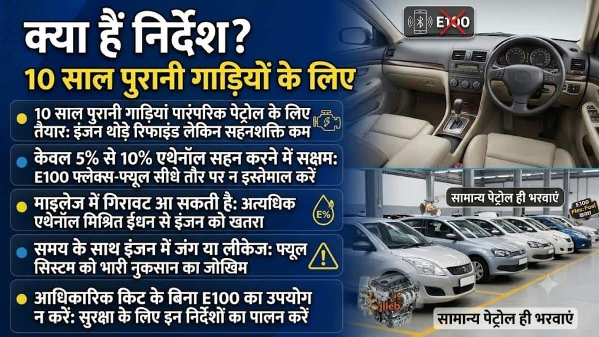E100 पेट्रोल को मंजूरी, आपकी कार पर क्या होगा असर?