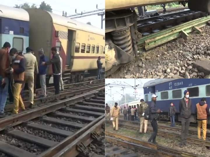 Two coaches of Jaynagar-Amritsar Express derail near Lucknow Charbagh station Two Coaches Of Jaynagar-Amritsar Express Derail Near Lucknow Charbagh Station
