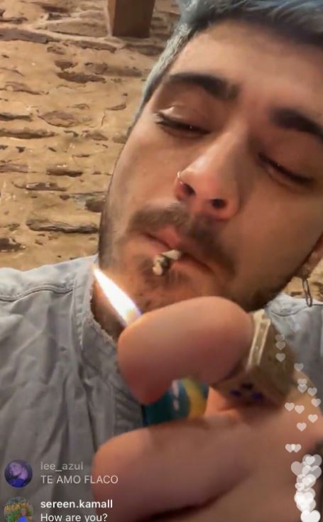 Zayn Malik Smokes, Drinks Beer On Instagram Live, Fans Wonder If It's MARIJUANA