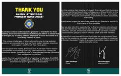 Cricket Australia's 'Heart-Warming' Letter To BCCI After A Gruelling Long Tour