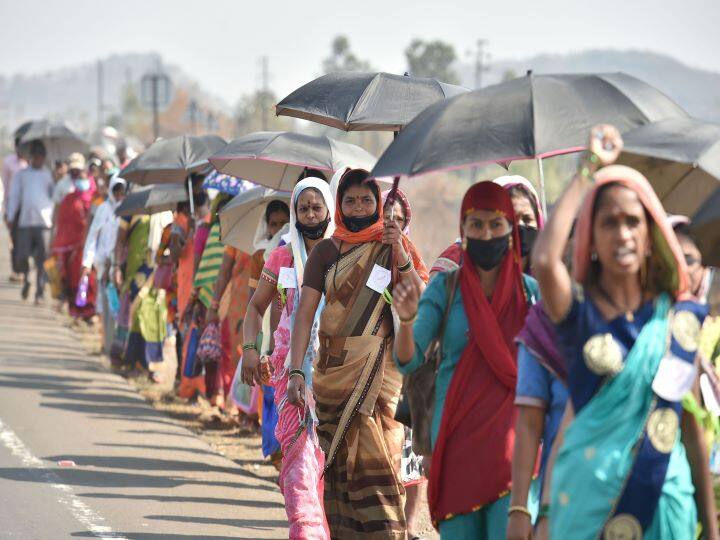 Thousand Of Farmers March To Mumbai To Protest Against Farm Laws On Jan 25, Sharad Pawar To Join The Rally Sea Of Farmers Converge In Mumbai To Protest Against Farm Laws On Jan 25, Sharad Pawar To Join The Rally
