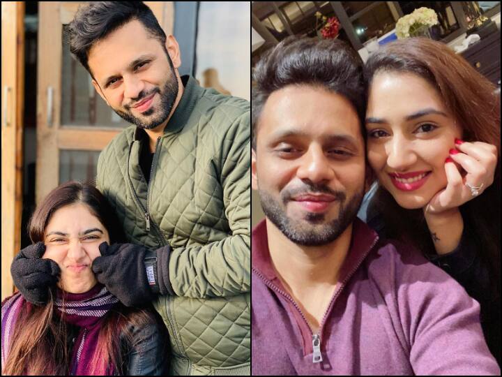 Rahul Vaidya and Disha Parmar celebrate first wedding anniversary with a kiss, he says 'only want you for agle 7 janam' ”ஏழு ஜென்மத்துக்கும் நீ வேண்டும்!” : திஷா பார்மருக்கு ராகுல் வைத்யாவின் காதல் கடிதம்